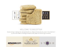 Tablet Screenshot of biscottea.com